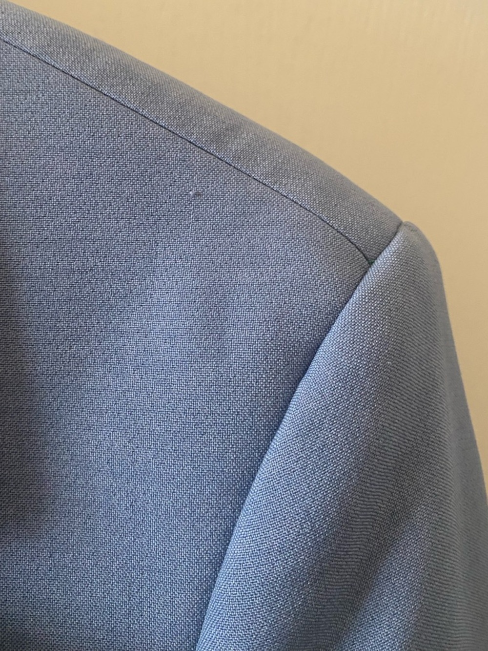 ZARA Set: Single Button Blazer & Tapered Trousers in Pale Blue - M/L - Picture 5 of 16